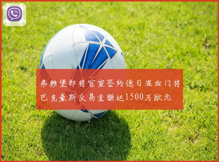 弗赖堡即将官宣签约德日混血门将巴克豪斯交易金额达1500万欧元